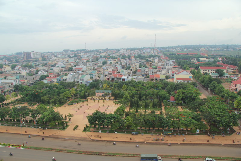 Những mảng xanh trong lòng phố (Ảnh: Hoàng Gia)   