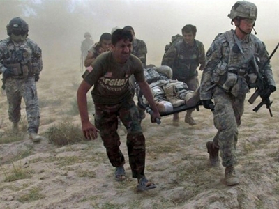 Binh lính NATO tại Afghanistan đang phải chống đỡ ngày càng nhiều cuộc tấn công. Ảnh: Internet