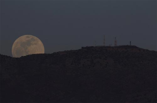 núi Haramoun, thuộc ngôi làng Marjayoun, miền Nam Lebanon