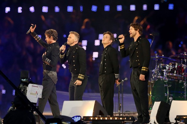 Phần trình diễn của nhóm Take That