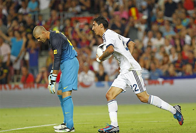 Tuy nhiên, sai lầm của Valdes khi muốn lừa bóng qua Di Madria đã khiến Barca phải trả giá bằng bàn thua