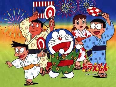 Mèo máy Doraemon là một trong những nhân vật hoạt hình được trẻ em Việt Nam rất yêu thích