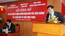Đ/c Nguyễn Thế Kỷ, Phó Trưởng Ban Tuyên giáo Trung ương, phát biểu tại buổi Lễ Công bố các ấn phẩm