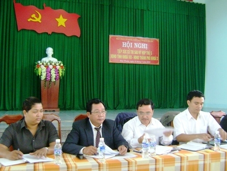 Đại biểu HĐND 2 cấp lắng nghe ý kiến của cử tri xã Hòa Thuận (TP. Buôn Ma Thuột) 