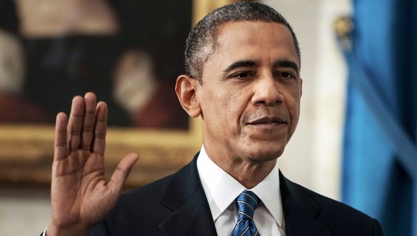 Tổng thống Obama tuyên thệ nhậm chức nhiệm kỳ 2. Ảnh: Ria Novosti