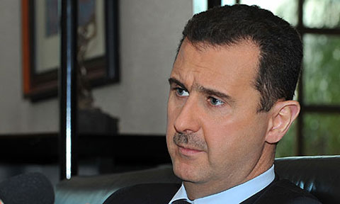 Tổng thống Syria Bashar al-Assad. Ảnh: Internet