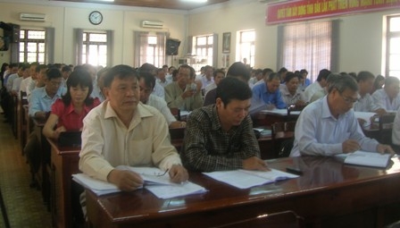 Các đại biểu tham gia hội nghị