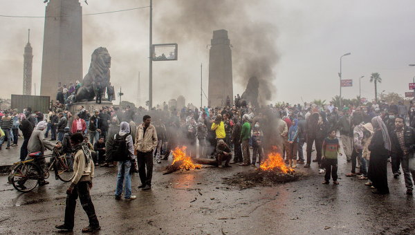 Cảnh tượng hỗn loạn tại Quảng trường Tahrir