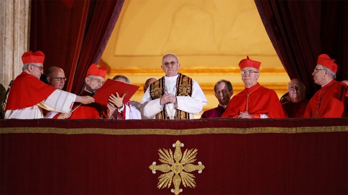 Tân Giáo hoàng Francis đã trở thành Giáo hoàng người Mỹ Latin  đầu tiên trong lịch sử Công giáo. (Nguồn: Internet)