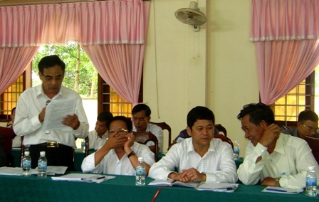 Đại diện các sở, ban ngành tỉnh trả lời một số kiến nghị của huyện M'Drak