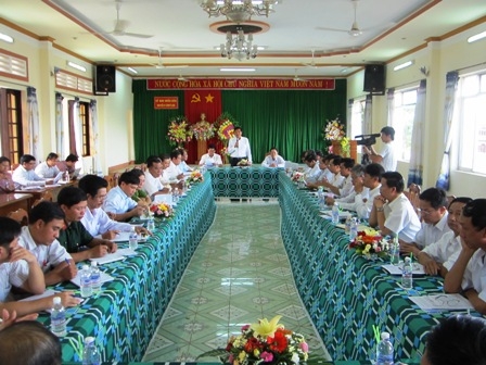 Quang cảnh buổi làm việc.