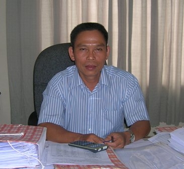 Ông Lê Xuân Khánh, Trưởng phòng thu, Bảo hiểm xã hội tỉnh