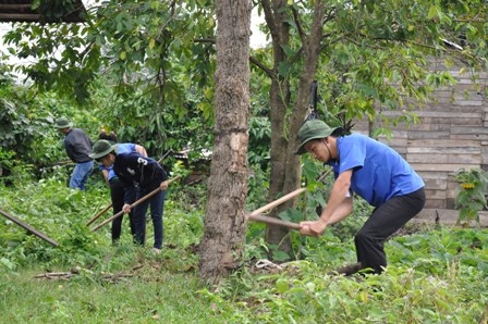 Tất cả những chiến sĩ áo xanh luôn thể hiện hết mình sự nhiệt huyết của đối với các hoạt động vì cộng đồng