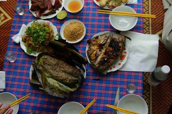 Những món ăn truyền thống trong Tết Xíp xí của người Thái. (Ảnh minh họa).