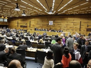 Một phiên họp của Hội đồng Thống đốc IAEA