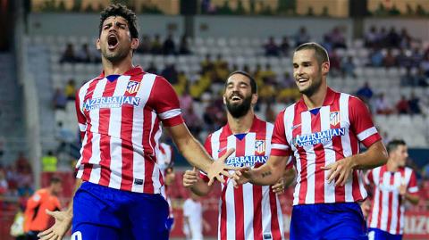 Atletico đang bám đuổi sát sao đội đầu bảng