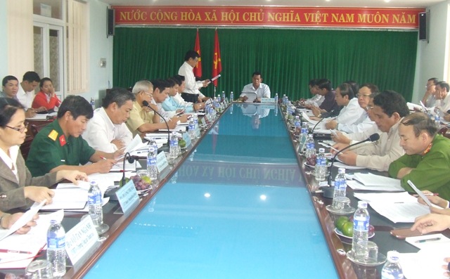 Quang cảnh buổi làm việc