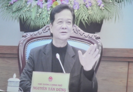 Thủ tướng Chính phủ Nguyễn Tấn Dũng phát biểu chỉ đạo tại Hội nghị