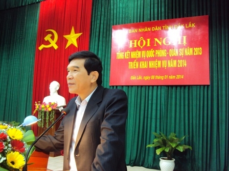 Phó Bí thư, Chủ tịch UBND tỉnh Hoàng Trọng Hải phát biểu chỉ đạo tại Hội nghị.