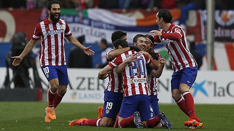 Atletico đã chơi rất hay trước đội đầu bảng Real 