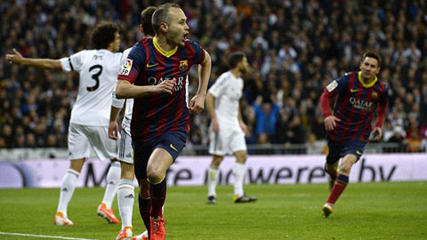 Iniesta giúp Barca vượt lên dẫn trước từ rất sớm