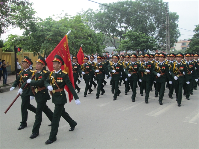 Hình ảnh tổng duyệt trước Lễ diễu binh, diễu hành kỷ niệm 60 năm Chiến thắng Điện Biên Phủ (Ảnh tư liệu)