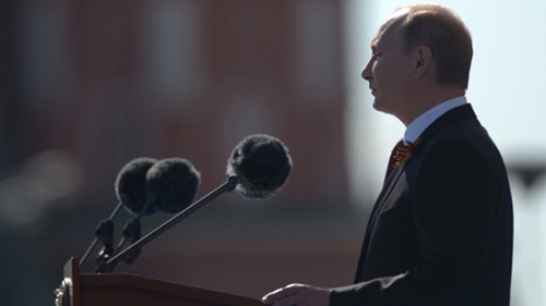 Tổng thống Nga Vladimir Putin phát biểu trong ngày kỉ niệm