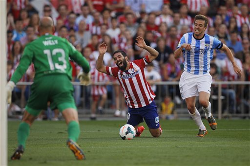 Atletico đã bất lực trong việc tìm kiếm chiến thắng trước Malaga