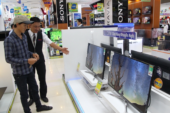 Mặt hàng tivi LED đang được nhiều khách hàng lựa chọn mua nhân dịp World Cup 2014 đang đến gần.