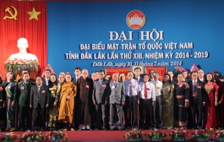Ủy viên Ủy ban Mặt trận Tổ quốc Việt Nam tỉnh khóa XIII ( nhiệm kỳ 2014-2019) ra mắt 