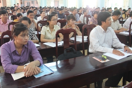 Các học viên tham dự Lễ khai giảng