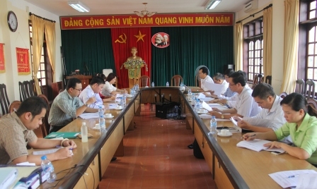 Quang cảnh buổi làm việc