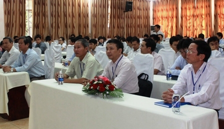 Các đại biểu tham dự Khai mạc Hội thi.