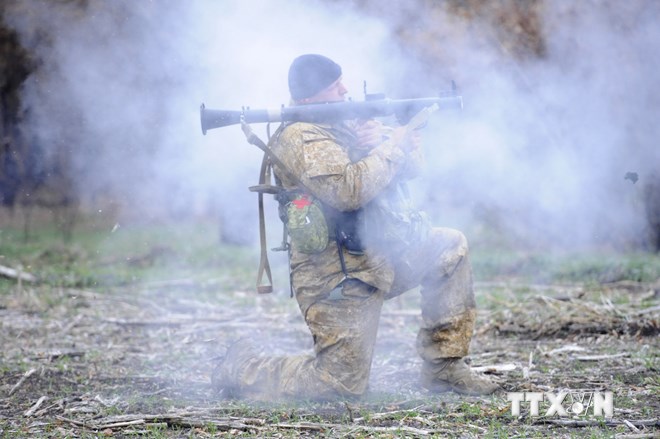 Xung đột tại miền đông Ukraine. (Nguồn: AFP/TTXVN)