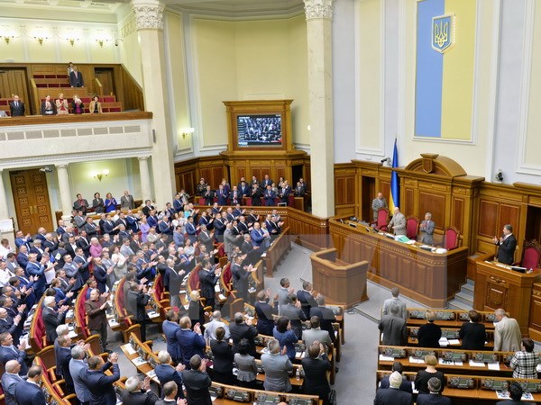 Quốc hội Ukraine. (Ảnh: AFP/TTXVN)