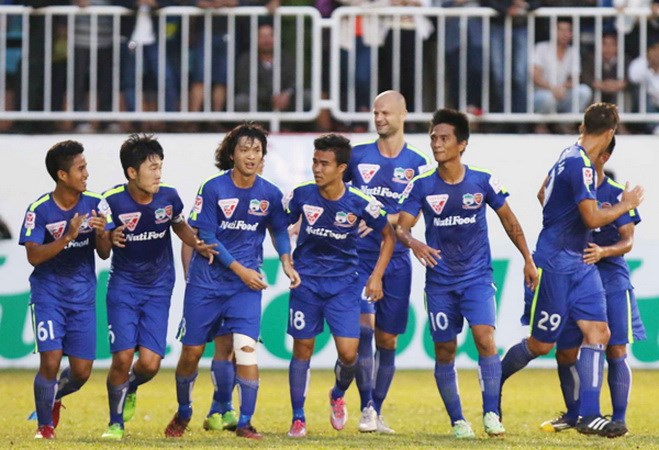 Các cầu thủ trẻ HA. Gia Lai đã có sự khởi đầu như mơ tại V-League 2015