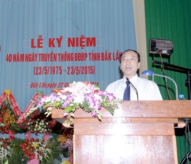 Chủ tịch UBND tỉnh Phạm Ngọc Nghị phát biểu tại Lễ kỷ niệm.