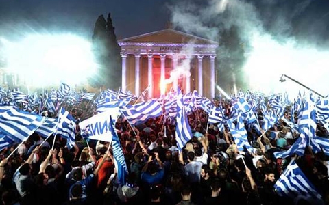 Hy Lạp- dù cạn tiền cũng không nhượng bộ các chủ nợ quốc tế (ảnh: AFP)