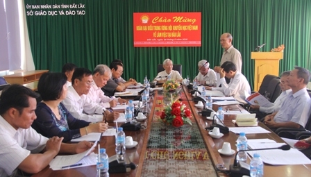 Trung ương Hội Khuyến học Việt Nam làm việc với tỉnh về thực hiện Nghị quyết 281
