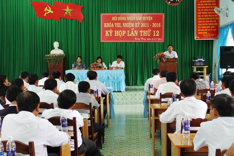 Quang cảnh kỳ họp 