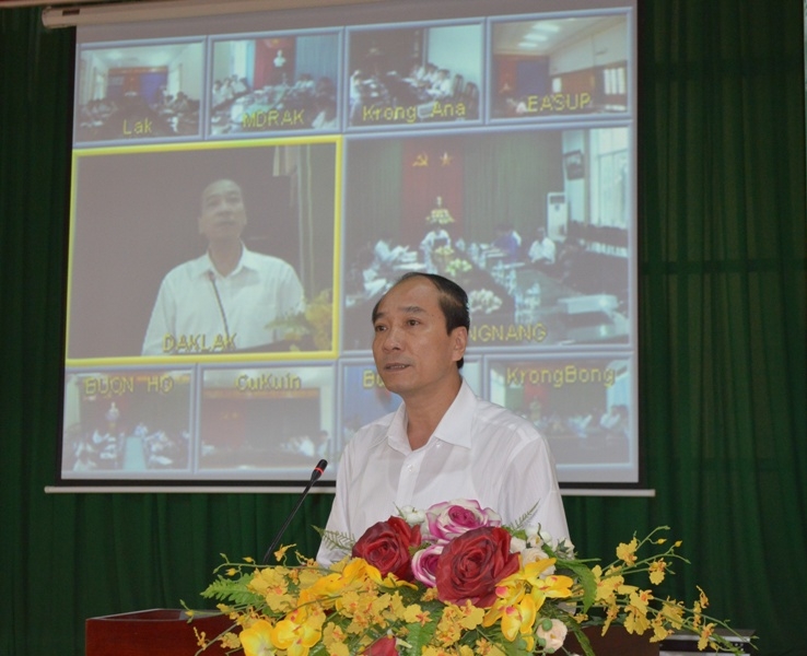 Chủ tịch UBND tỉnh Phạm Ngọc Nghị phát biểu chỉ đạo Hội nghị