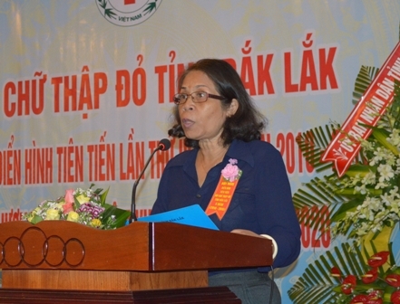 Phó Chủ tịch UBND tỉnh Mai Hoan Niê Kdăm phát biểu tại Hội nghị.