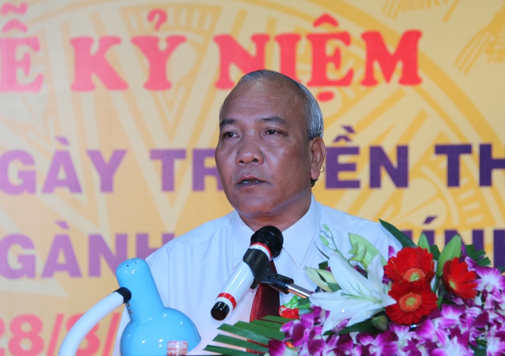  Phó Chủ tịch Thường trực UBND tỉnh Y Dhăm Ê Nuôl phát biểu tại Lễ kỷ niệm