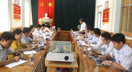 Đoàn đại biểu Quốc hội tỉnh làm việc với UBND huyện Ea H'leo