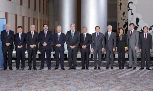 Bộ trưởng các nước tham gia đàm phán hiệp định TPP tại Atlanta (Mỹ).