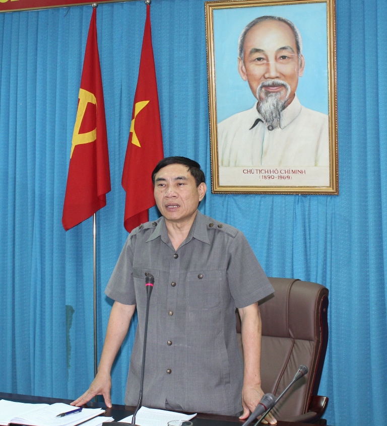 Đồng chí Trần Quốc Cường phát biểu tại hội nghị