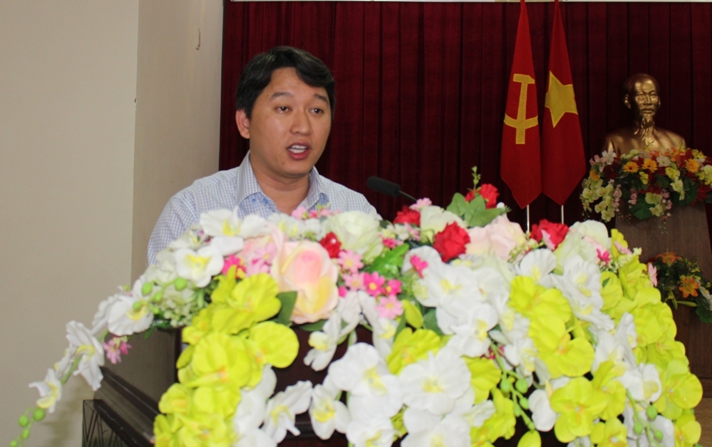 TS., Phó Chủ tịch UBND tỉnh Nguyễn Hải Ninh phát biểu tại Hội thảo.