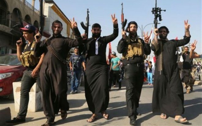 Các chiến binh của tổ chức Nhà nước Hồi giáo. (Nguồn: AP)