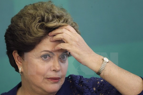 Tổng thống Brazil Dilma Rousseff. (Nguồn: EPA/TTXVN)