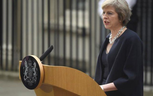 Tân Thủ tướng Anh Theresa May. (Ảnh: Reuters)